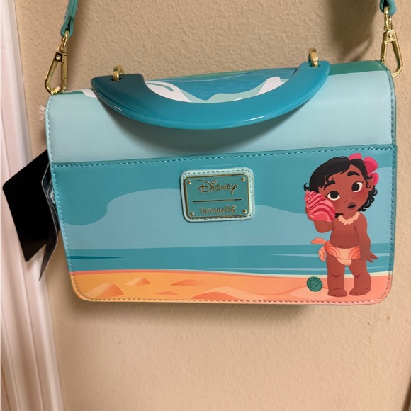 Loungefly Ocean Adventure Crossbody Bag Moana Disney - Picture 6 of 8